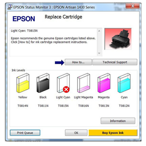 آموزش ریست کارتریج پرینتر اپسون مدل Epson L486