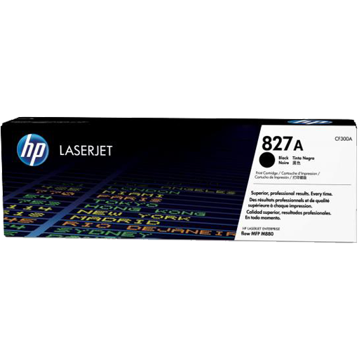 HP 827A Black Original LaserJet Toner Cartridge CF300A